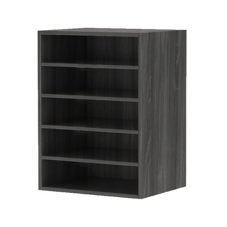 Mayline Horizontal Paper Management 11.75" D X 20-1/4" H, 15" W X Steel, Gray Steel AHPMLGS